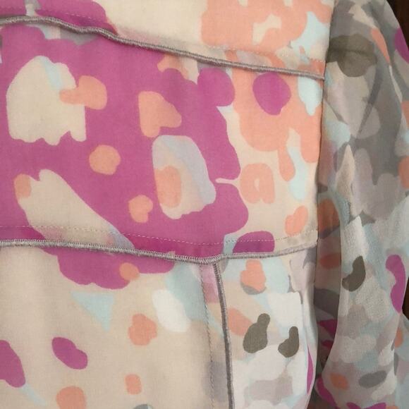 Banana Republic | Blouse with Ruched Sleeves Size S - Picture 6 of 11